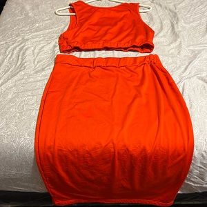 2 piece Orange set